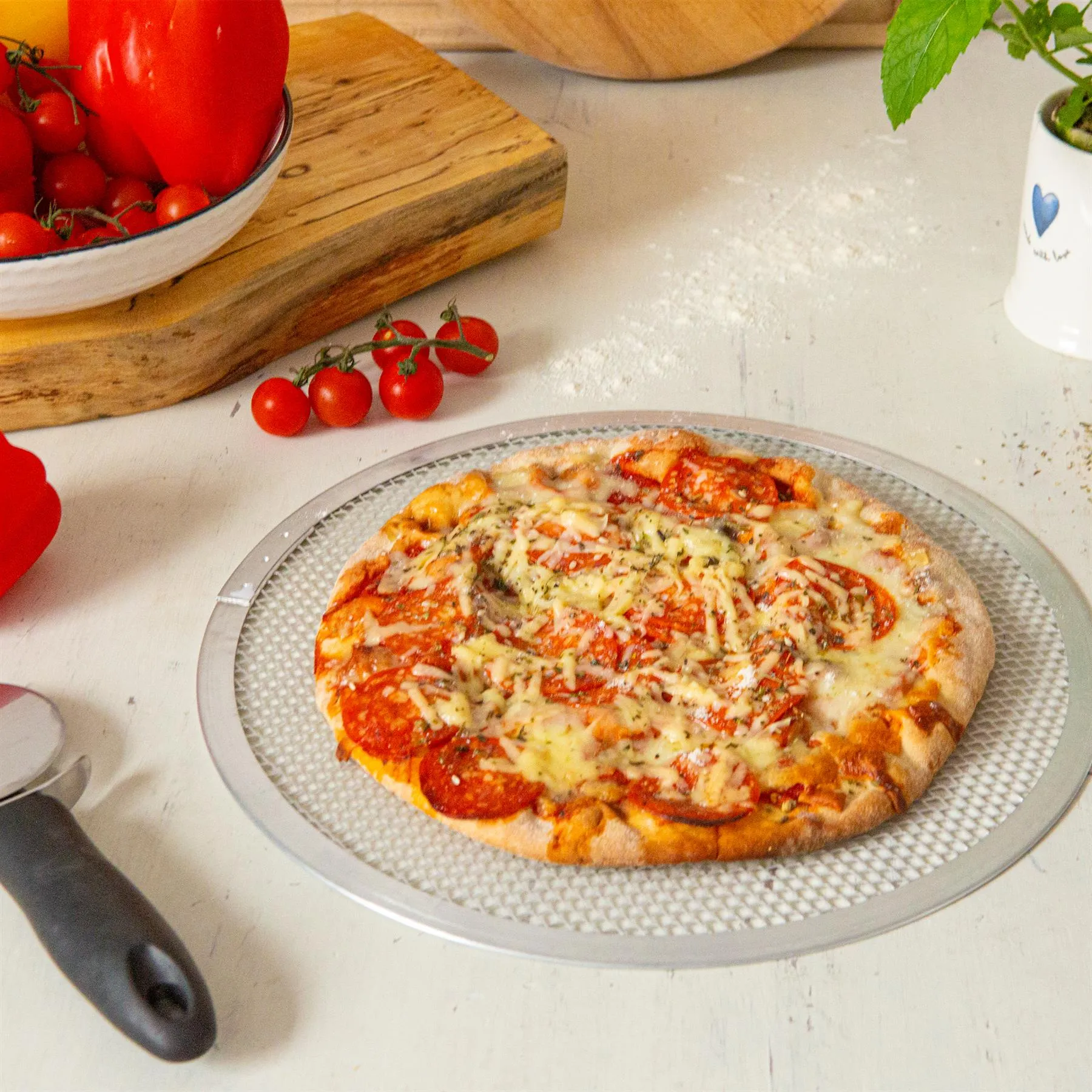 10" Aluminium Pizza Screen - By Argon Tableware