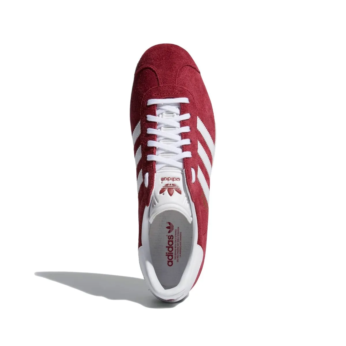 Adidas Men's Gazelle Burgundy/White