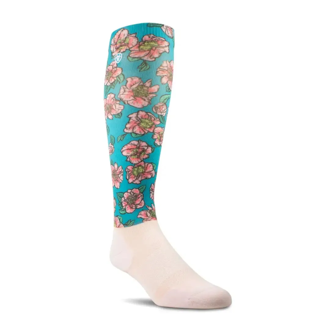 Ariat Tek Slim Printed Boot Socks