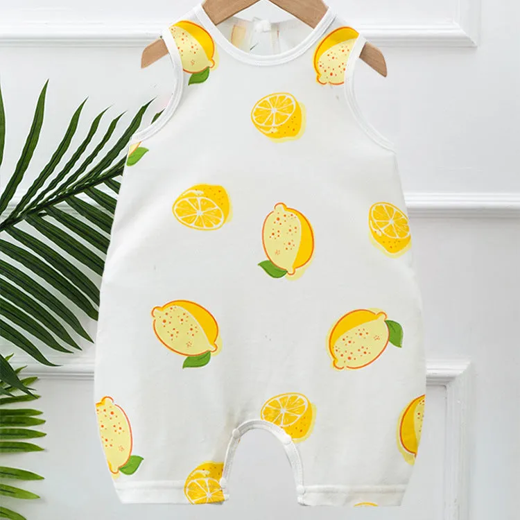 Baby NewBorn Summer Sleeveless Jumpsuit Cute Printing Boys And Girls 3-24M Baby Romper Wholesale Kids Clothing