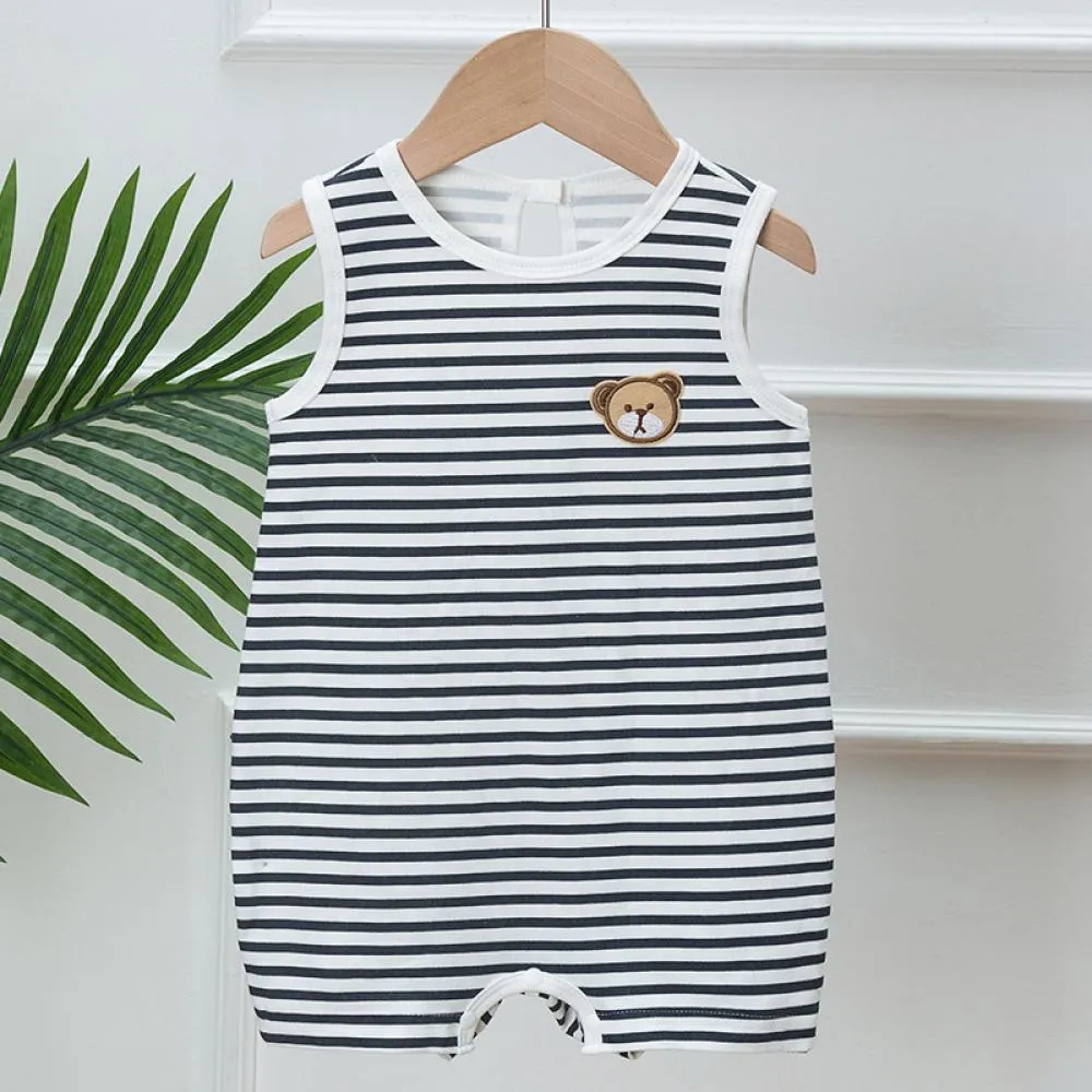 Baby NewBorn Summer Sleeveless Jumpsuit Cute Printing Boys And Girls 3-24M Baby Romper Wholesale Kids Clothing