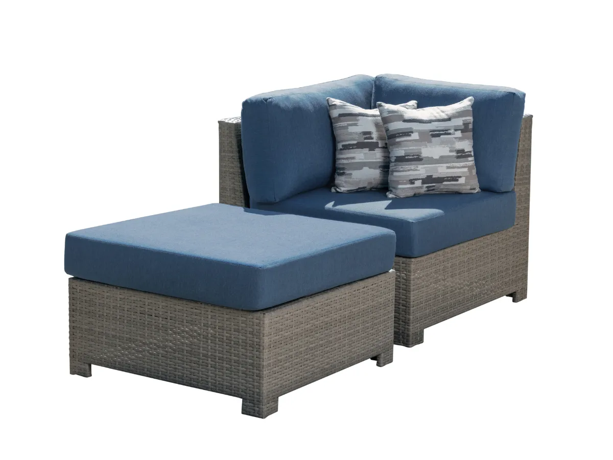 Belmont™ Modular Sectional Corner Chair   Ottoman Set