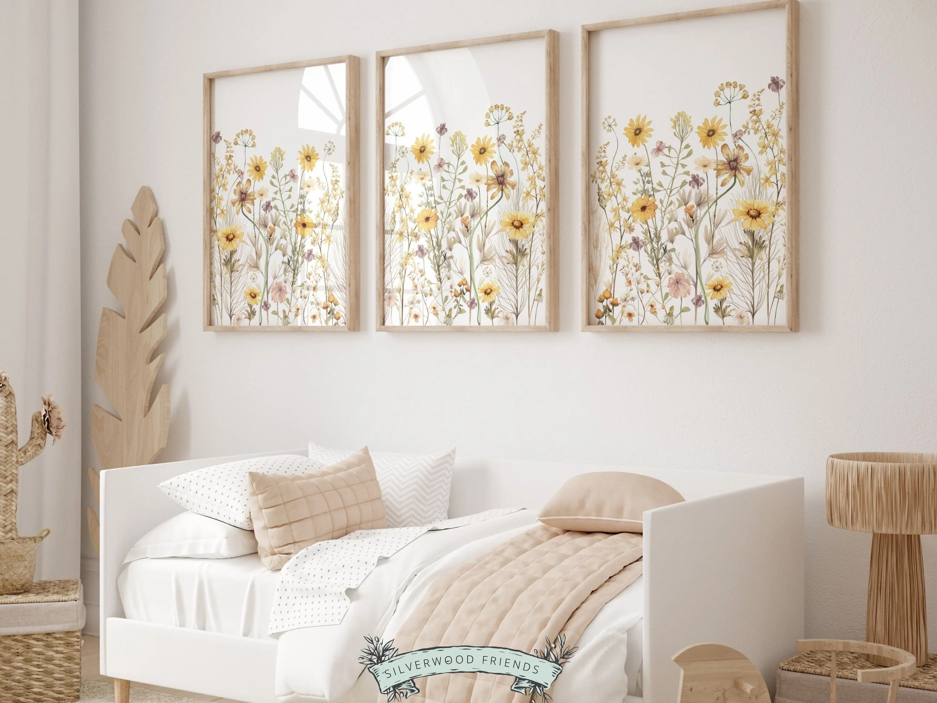 Boho Wildflower Nursery Prints