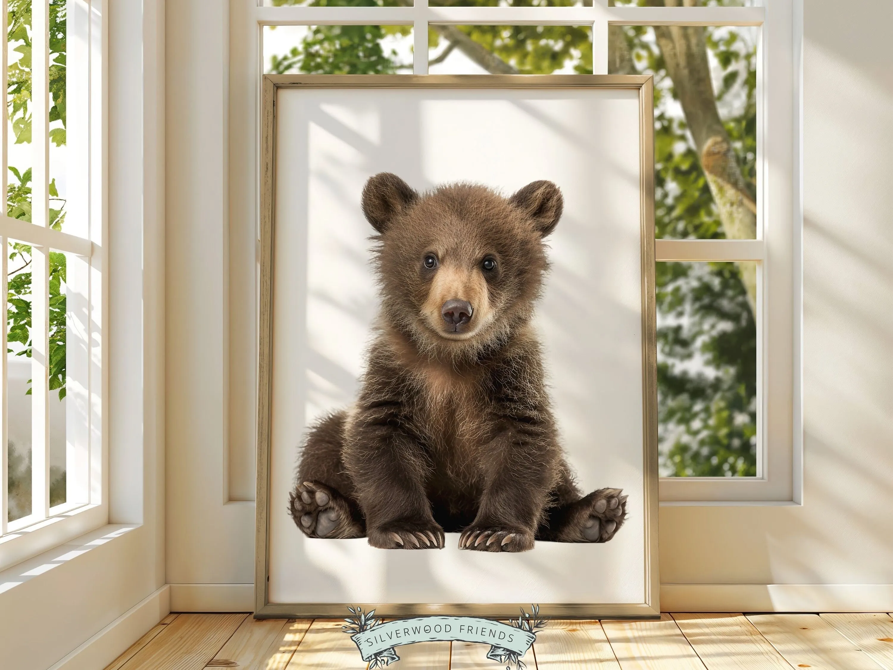 Brown Bear Nursery Prints - Set 2