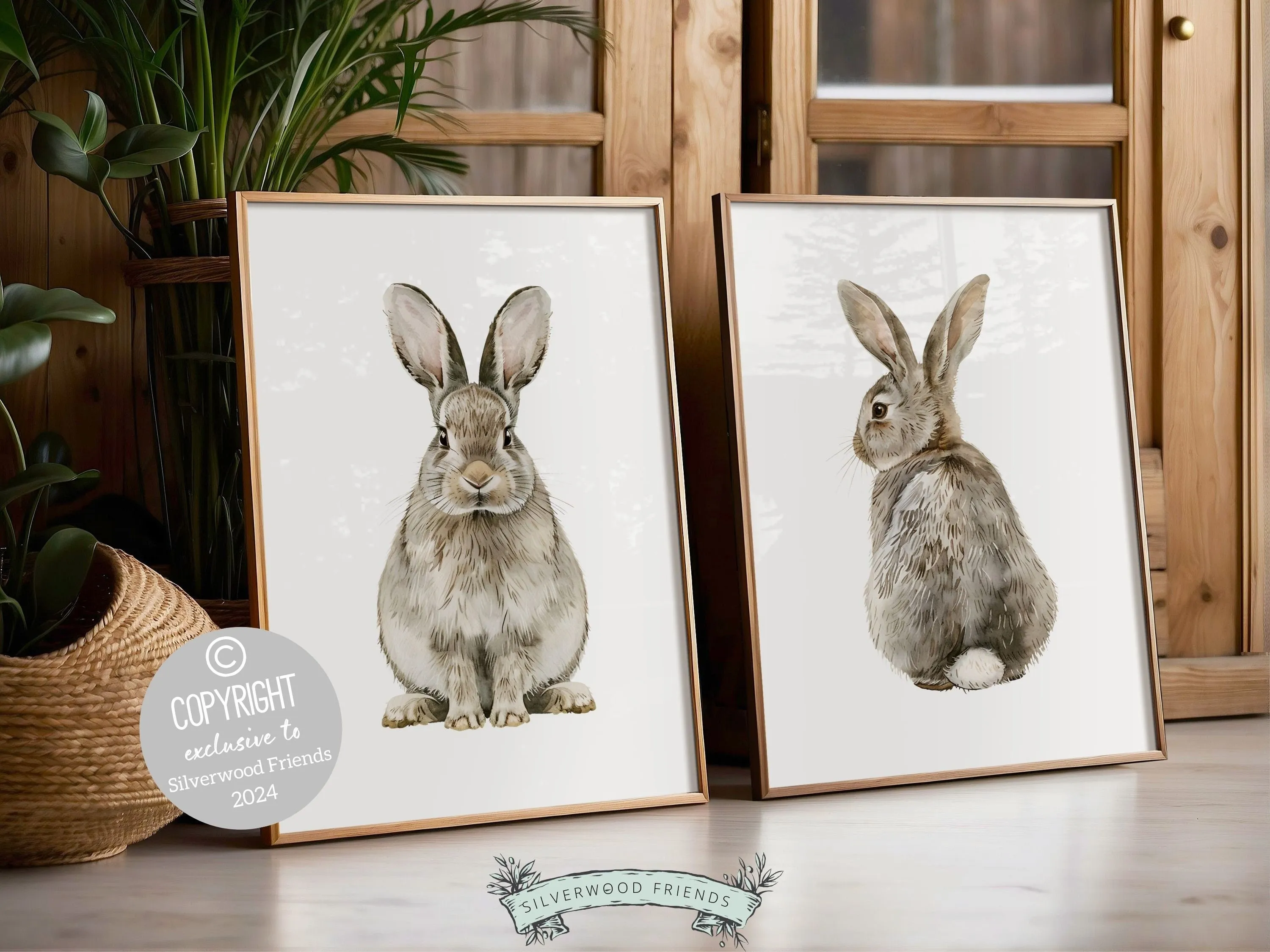 Bunny Tail Nursery Prints - Set 1