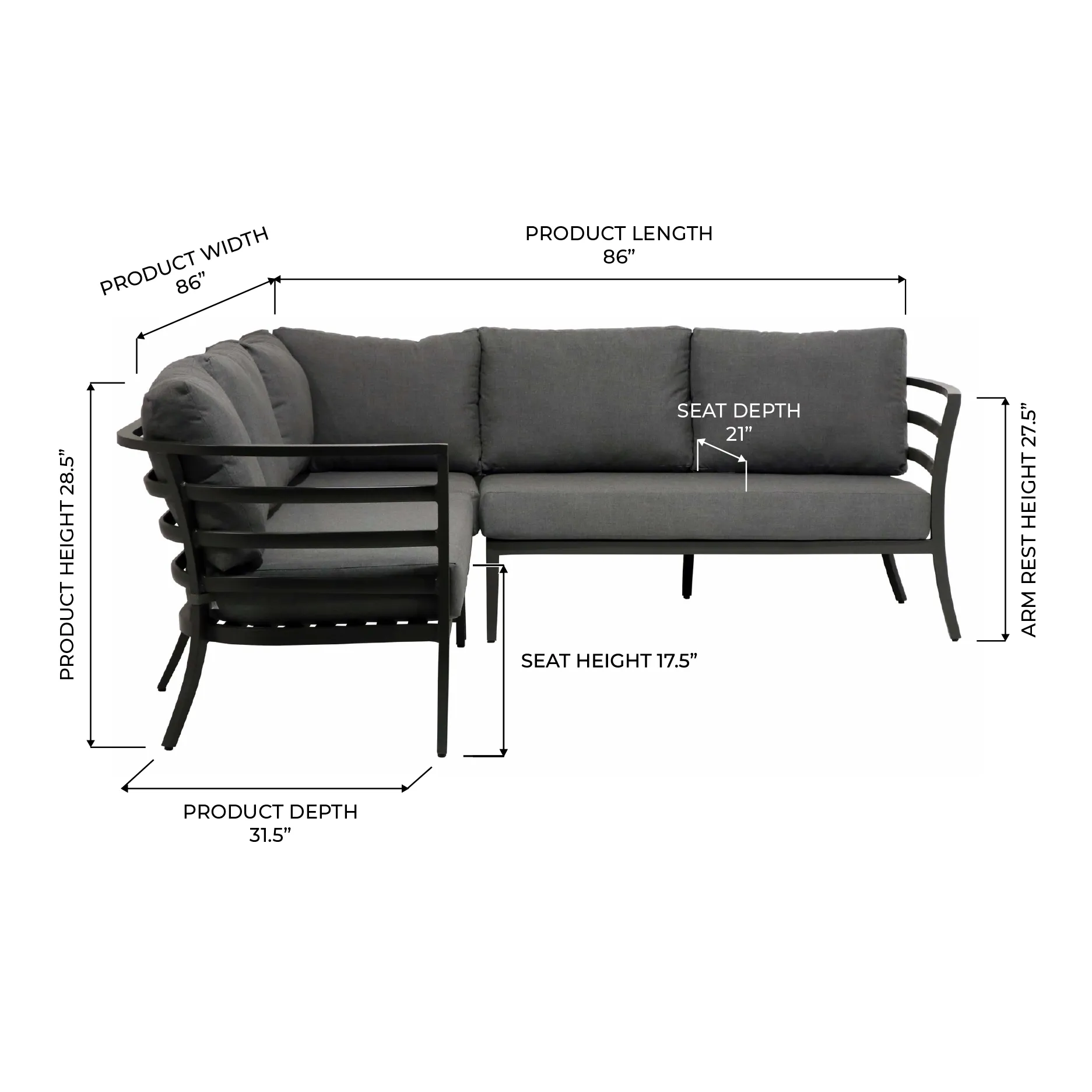 Cabana L-Shape Sectional