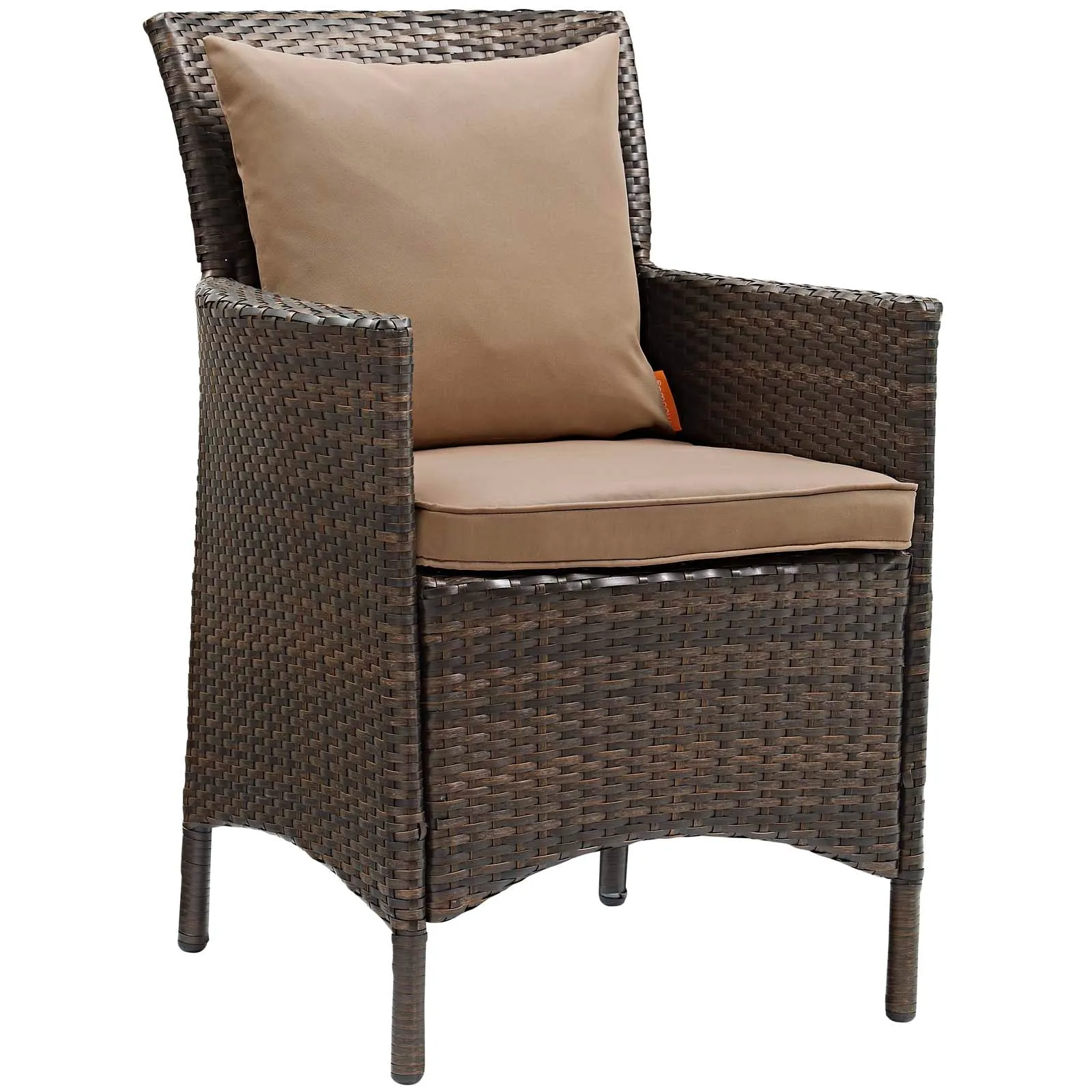 Conduit 5 Piece Outdoor Patio Wicker Rattan Set by Modway