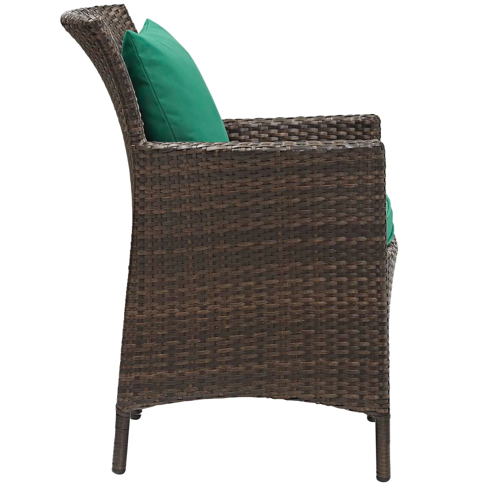 Conduit 5 Piece Outdoor Patio Wicker Rattan Set by Modway