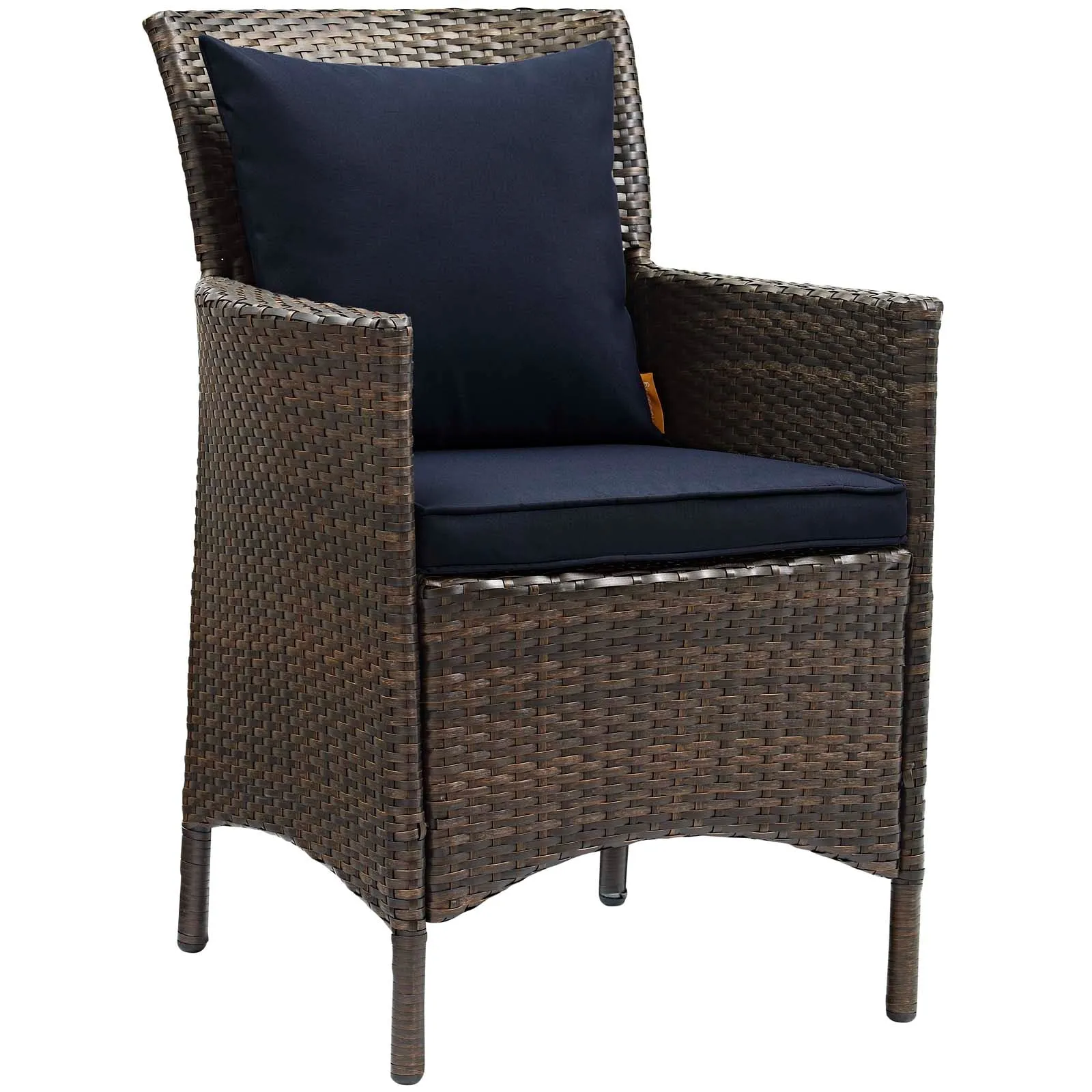 Conduit 5 Piece Outdoor Patio Wicker Rattan Set by Modway