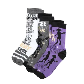 Dobby 3Pk Socks