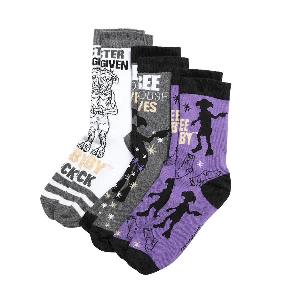 Dobby 3Pk Socks