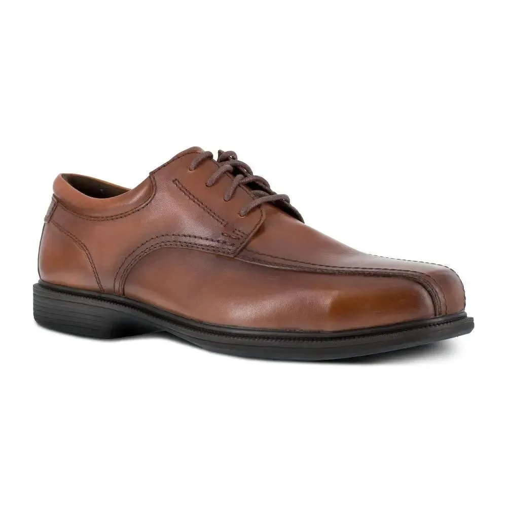 Florsheim Men’s Brown Dress Lace Oxford Steel Toe Shoe FS2001