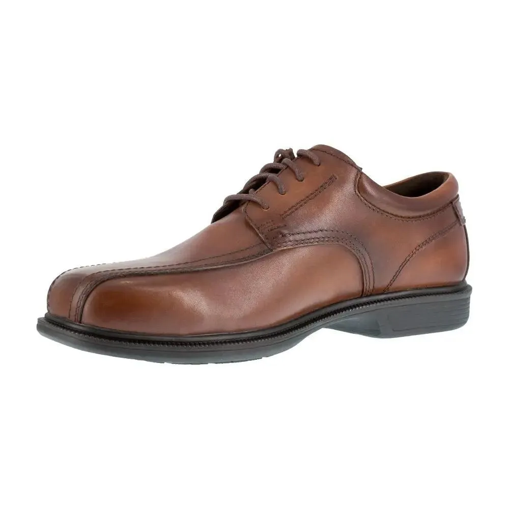 Florsheim Men’s Brown Dress Lace Oxford Steel Toe Shoe FS2001