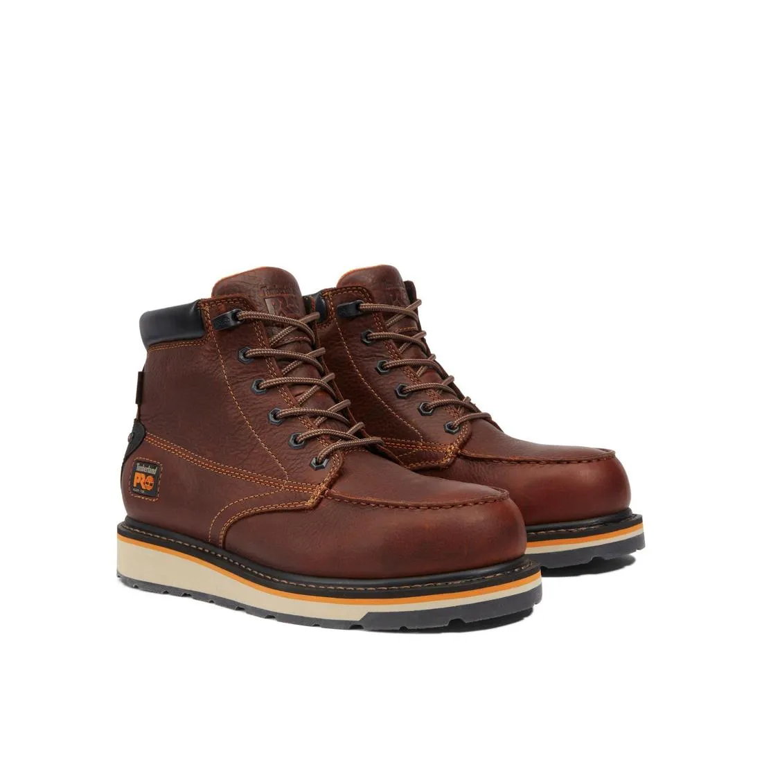 Gridworks 6 Inch Alloy-Toe Waterproof Work Boot Brown