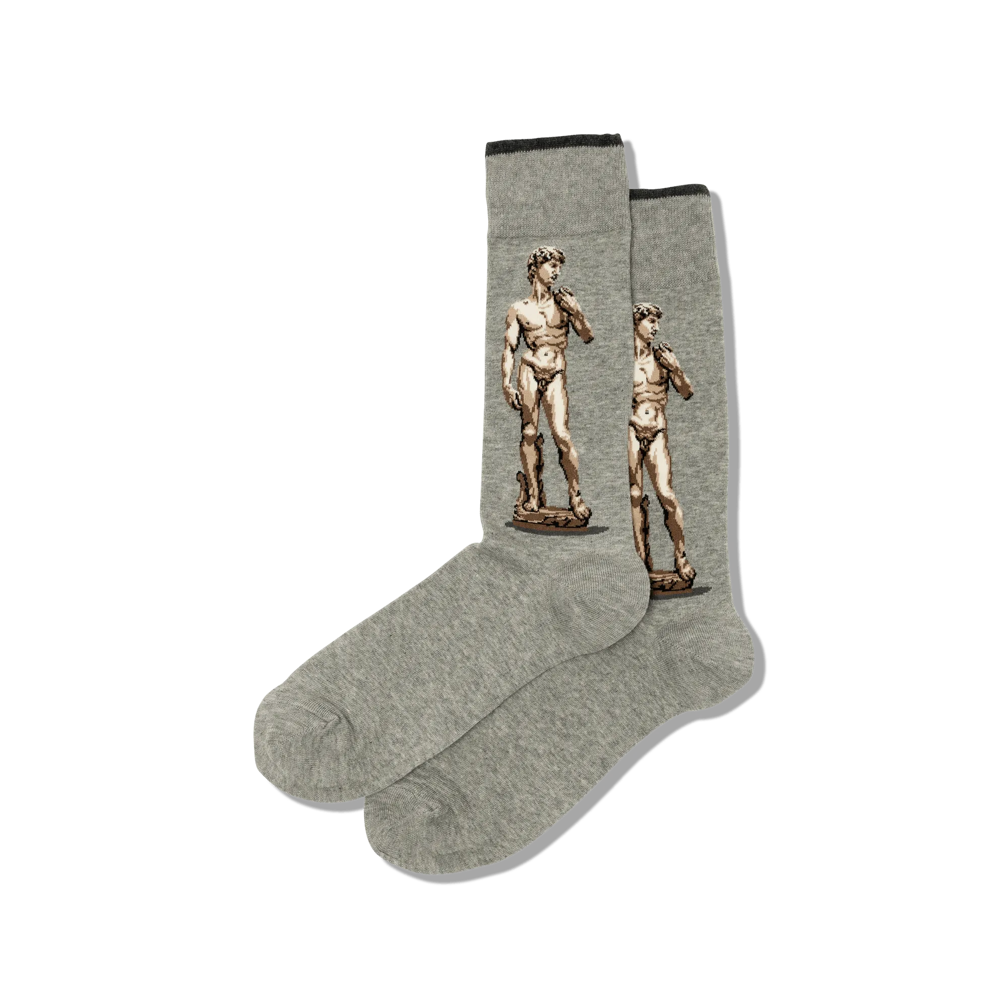 HOTSOX Men's Michelangelo's David Crew Socks