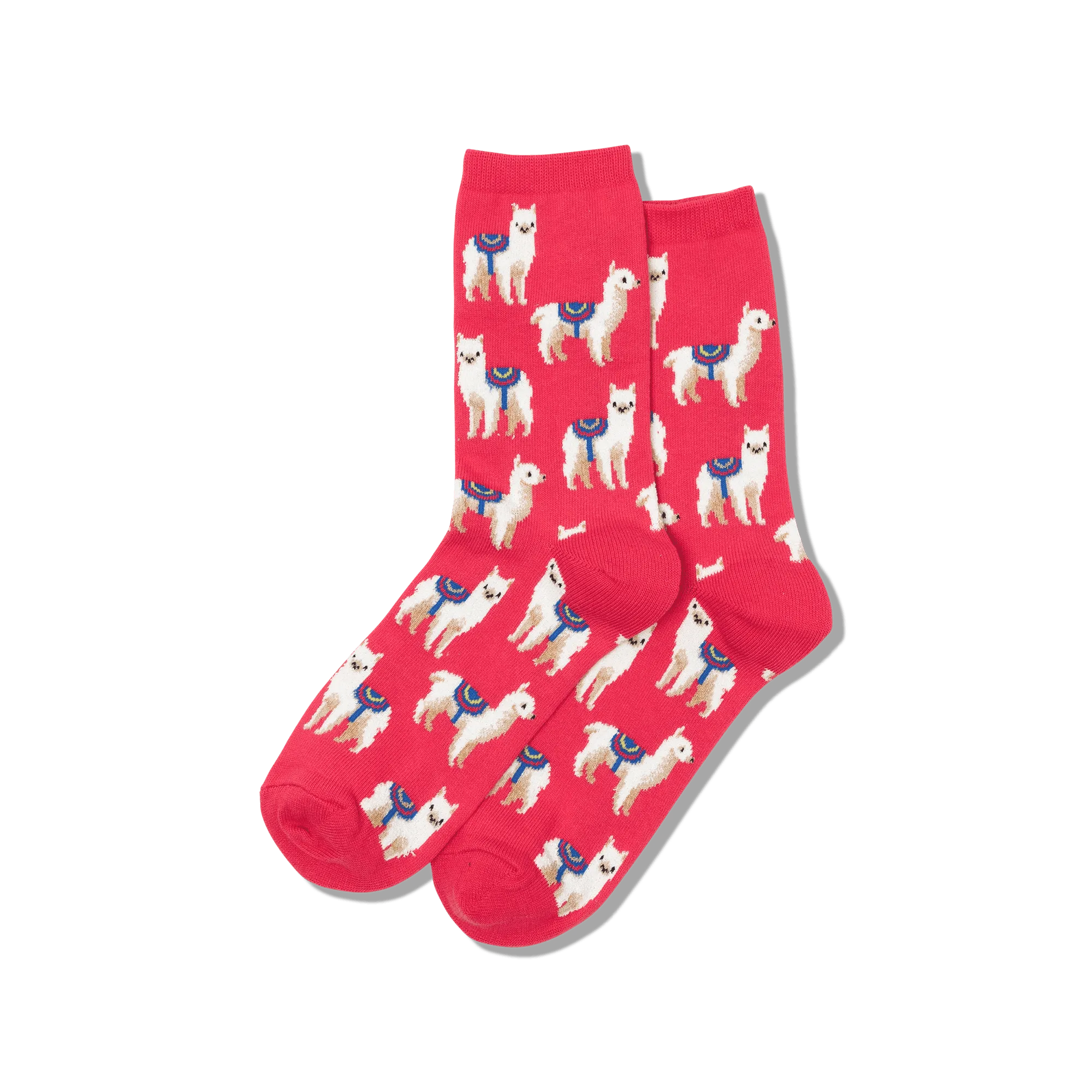 HOTSOX Women's Llamas Crew Socks