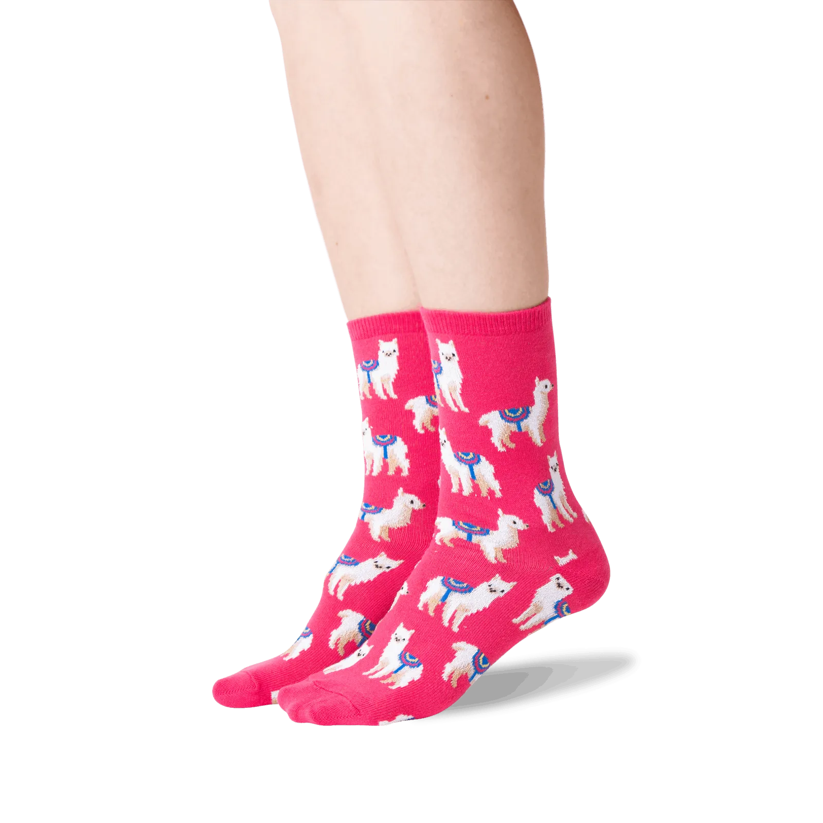 HOTSOX Women's Llamas Crew Socks