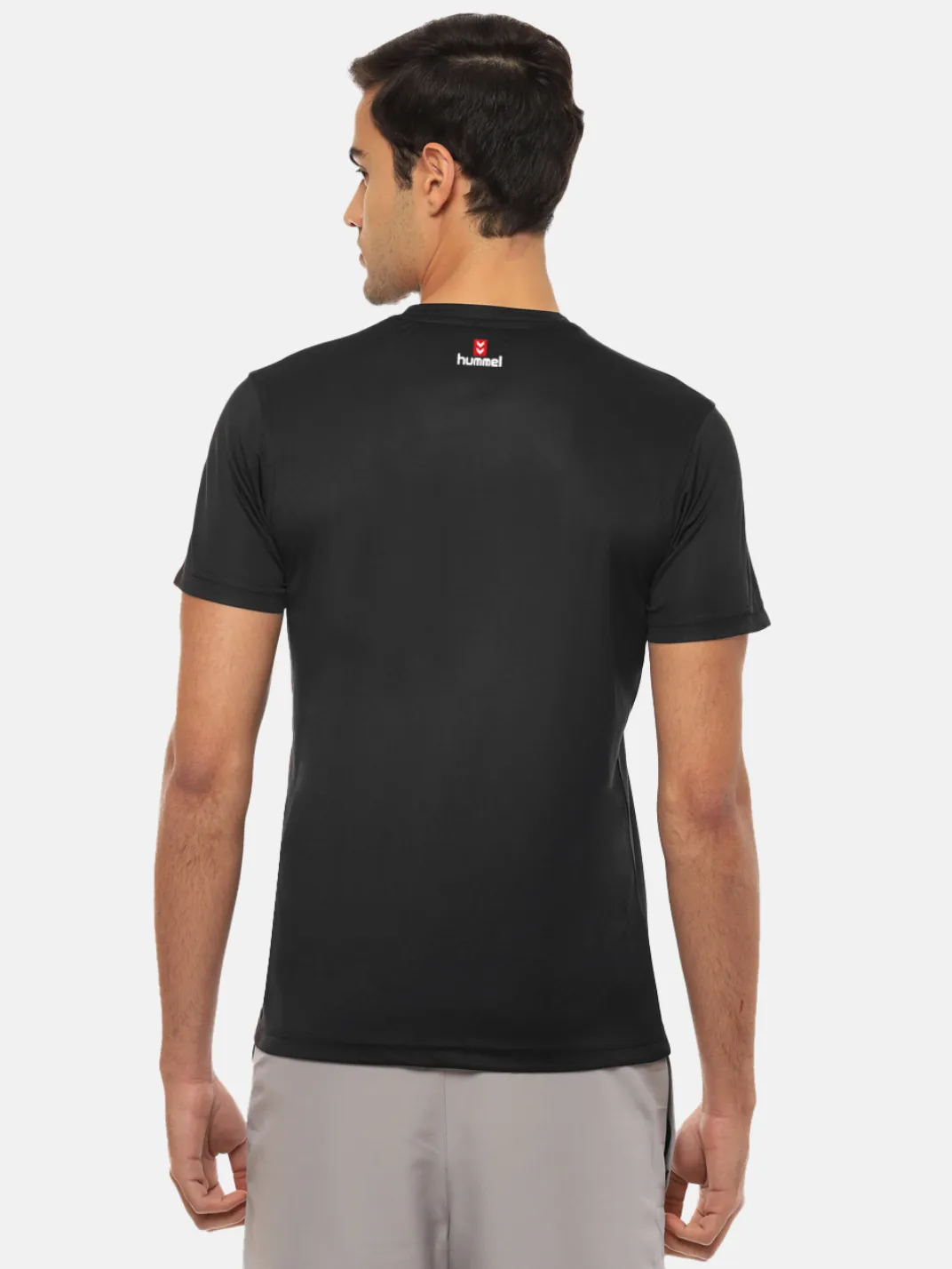 Hummel Men Black B2B Round Neck Poly