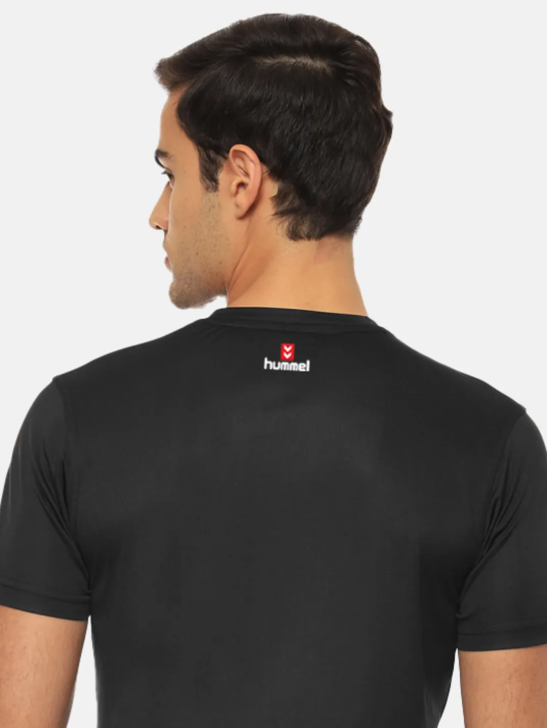 Hummel Men Black B2B Round Neck Poly