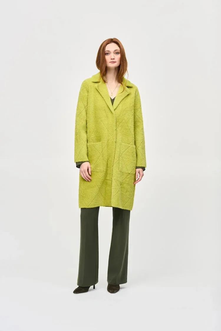 Joseph Ribkoff Wassabi Notched Collar Coat