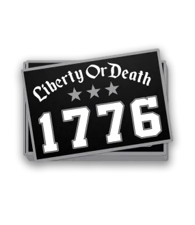 Liberty or Death 1776 Decal