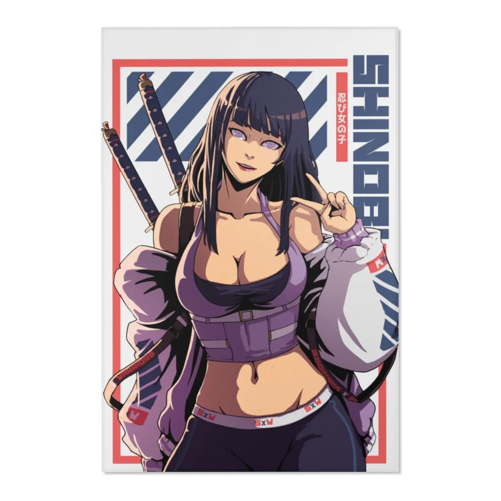 Limited Release - SUPREMExWARRIORS "Shinobi Girl" Area Rugs