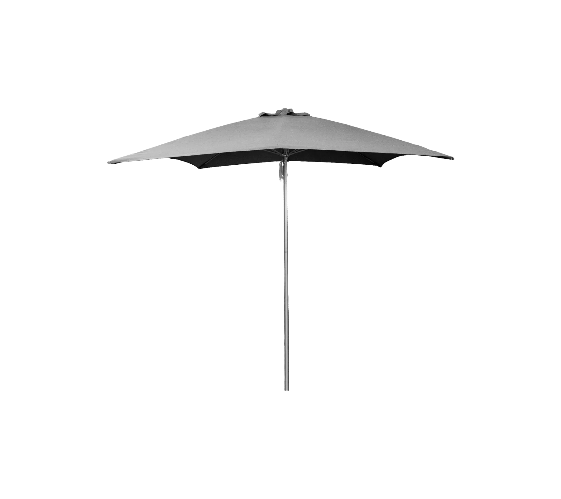 Shadow parasol w/pulley system, 3x3 m