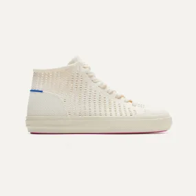 The Women's High Top Sneaker - Courtside White