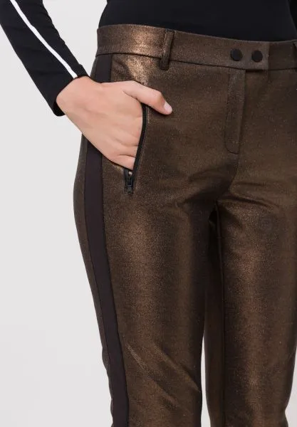 Tuzzi Bronze Metallic Trousers